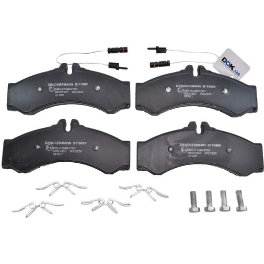 B110889 Denckermann Тормозные колодки