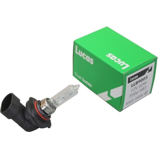 Автолампа Lucas Standard HB3 P20d 60 W прозрачная LLB9005
