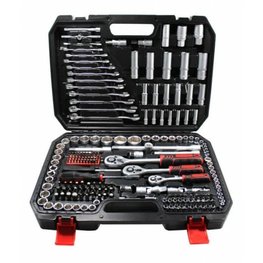 Набір інструментів Forcekraft FK-38841 1/2", 3/8", 1/4" 216 шт.