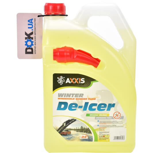 Омивач скла Axxis De-icer зимовий -22 °С диня (4 л)