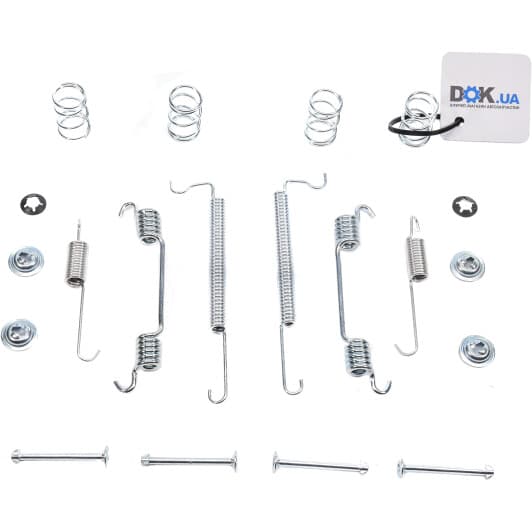 1070054 Kamoka Монтажный комплект барабанных тормозных колодок