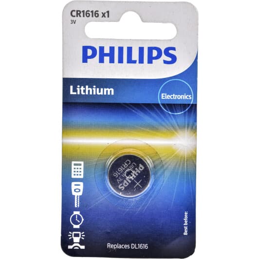 Батарейка Philips CR1616/00B CR1616 3 V 1 шт