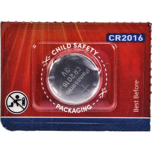 Батарейка Panasonic Lithium Power CR-2016EL/1B CR2016 3 V 1 шт