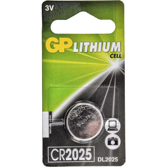 Батарейка GP Lithium Cell CR2025GP CR2025 3 V 1 шт