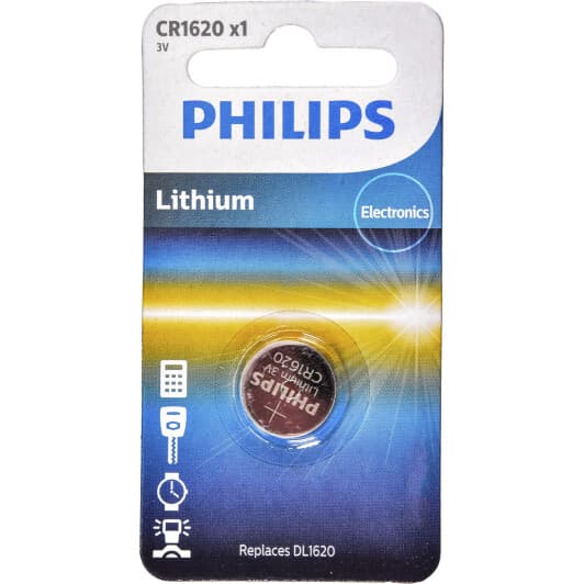 Батарейка Philips Minicells Lithium CR1620/00B CR1620 3 V 1 шт