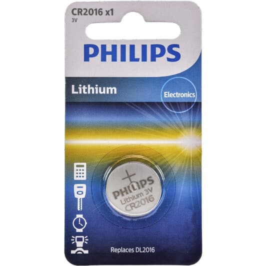 Батарейка Philips Minicells Lithium CR2016/01B CR2016 3 V 1 шт
