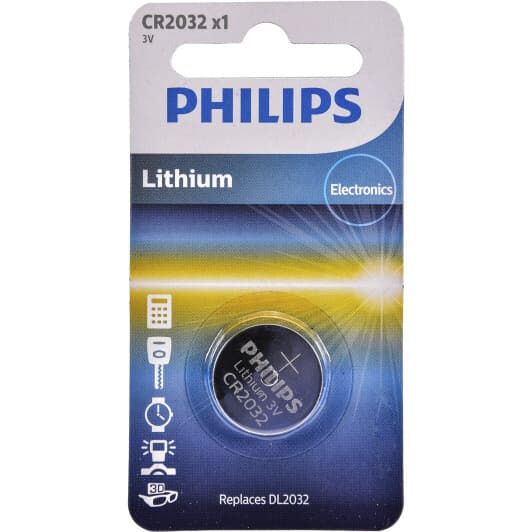 Батарейка Philips Minicells Lithium CR2032/01B CR2032 3 V 1 шт