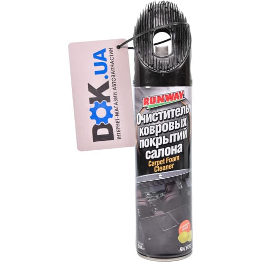 Очиститель салона Runway Carpet Foam Cleaner лимон 650 мл