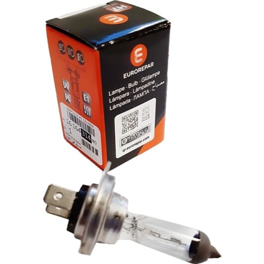 Автолампа Eurorepar H7 PX26d 55 W прозора 1616431480