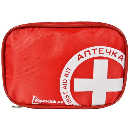 Аптечка автомобільна Poputchik АМА-1 у м'якому чохлі 02-006-M