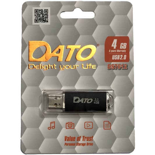 Флешка Dato DS7012 4 ГБ DS7012B-04G