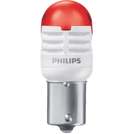 Автолампа Philips Ultinon Pro3000 P21W BA15s 1,75 W червона 11498U30RB2