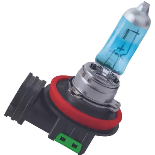 Автолампа Philips WhiteVision Ultra H8 PGJ19-1 35 W темно-голубая 12360WVUB1