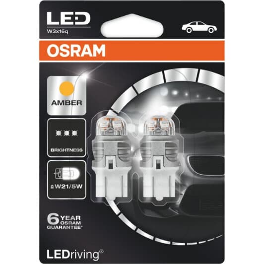 Автолампа Osram LEDriving Premium W21/5W W3x16q 1,5 W 7915YE-02B