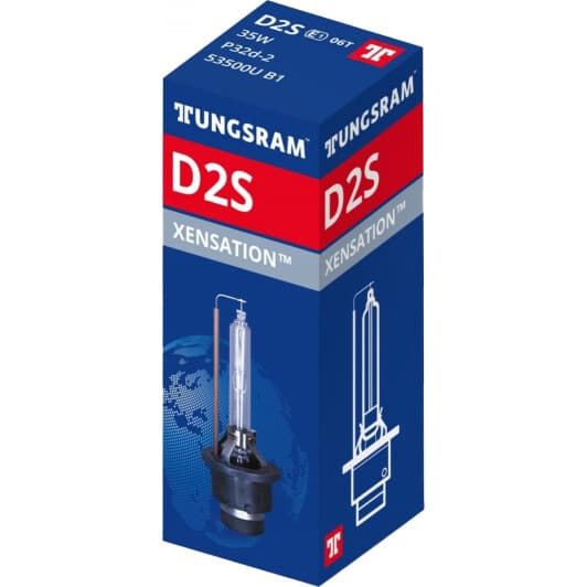 Автолампа Tungsram XENSATION D2S P32d-2 35 W прозора 53500U