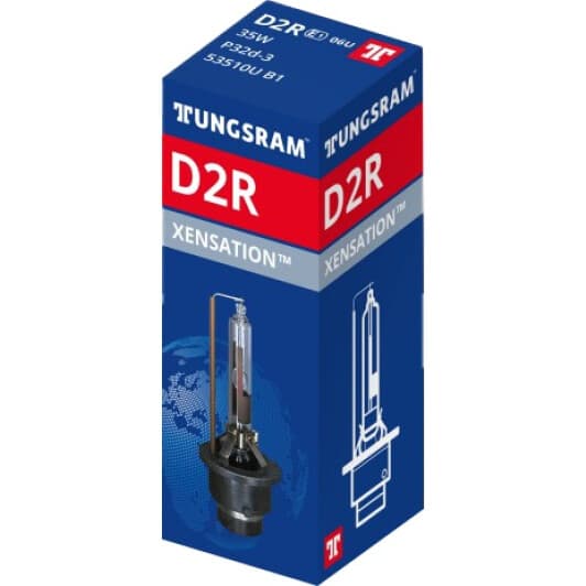 Автолампа Tungsram XENSATION D2R P32d-3 35 W прозрачная 53510U