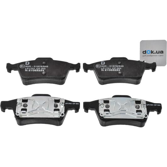 LP1701 Delphi Тормозные колодки