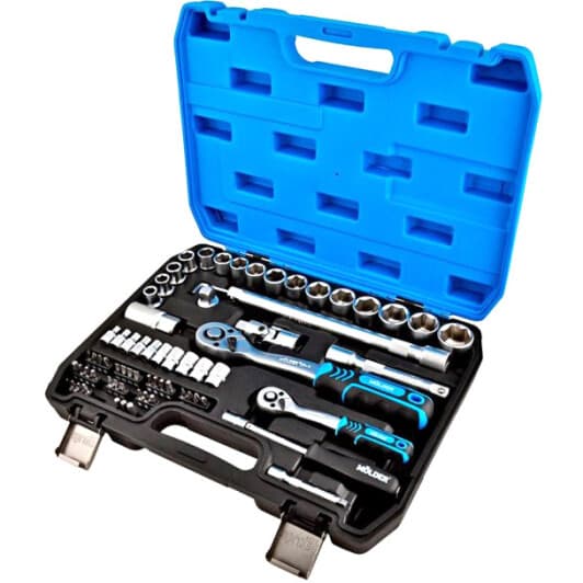 Набор бит и торцевых головок с держателем и трещоткой Molder MT60072 59 шт.