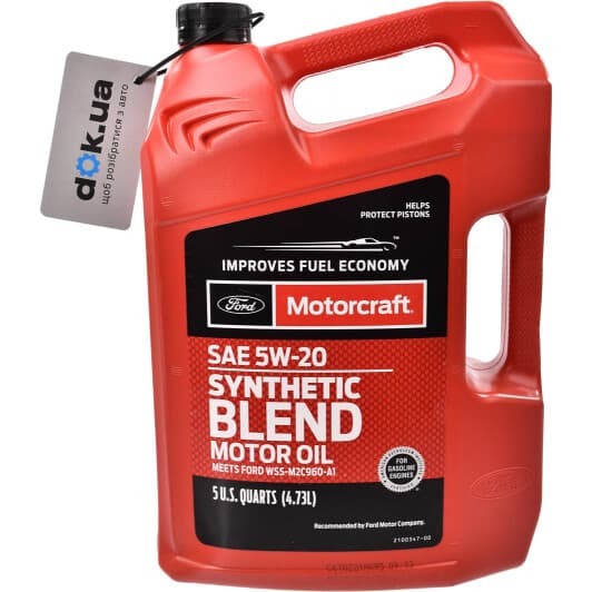 Масло Ford Motorcraft Synthetic Blend Motor Oil 5W-20