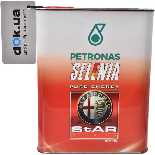 Petronas Selenia Star Pure Energy 5W-40 (2 л) моторна олива
