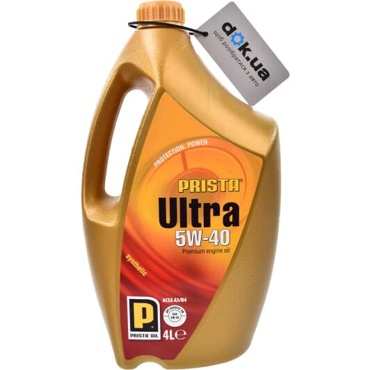 Prista Ultra 5W-40 (4 л) моторное масло