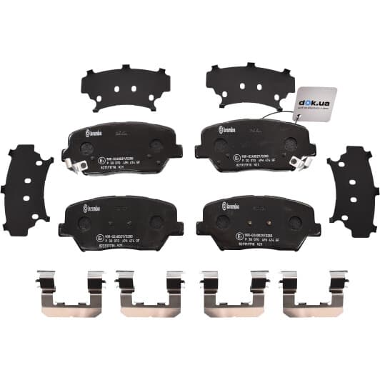 P 30 070 Brembo Тормозные колодки