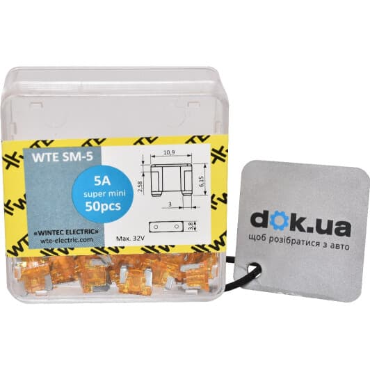 Набор предохранителей WTE WTE-SM5 FL mini 50 шт.