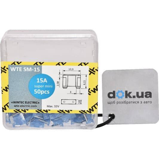 Набор предохранителей WTE WTE-SM15 FL mini 50 шт.