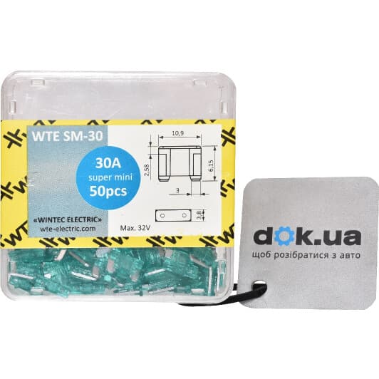 Набор предохранителей WTE WTE-SM30 FL mini 50 шт.