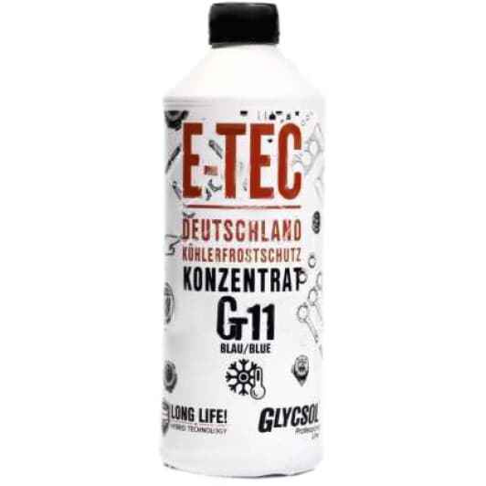 Концентрат антифризу E-TEC Glycsol G11 синій