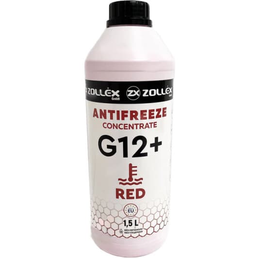 Zollex G12+ красный 1,5 л (18100) концентрат антифриза