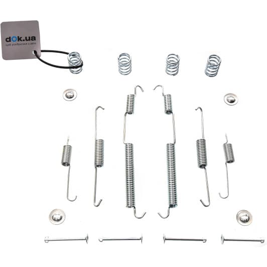 b160186 Denckermann Монтажный комплект барабанных тормозных колодок