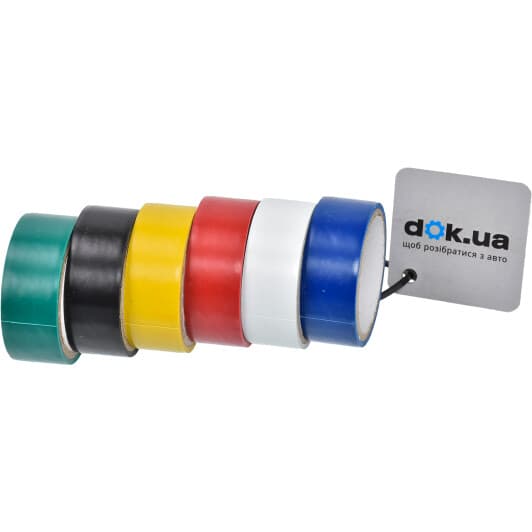 Набор изоленты Top Tools 24B115 ассорти 6 шт