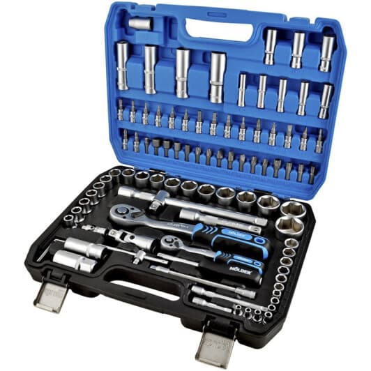 Набір торцевих головок та компонентів Molder MT60094 1/2", 1/4" (94 пр.)