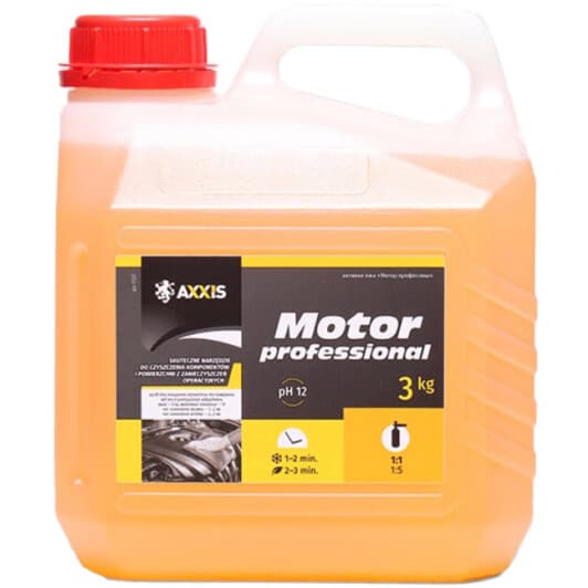 Концентрат очистителя двигателя Axxis Motor Professional пена