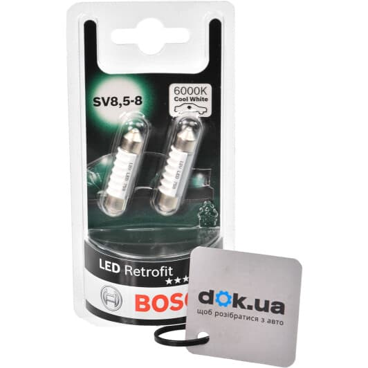 Автолампа Bosch Retrofit LED C5W SV8,5-8 1 W белая 1987301501