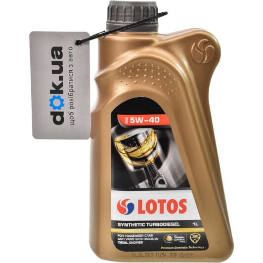LOTOS Synthetic Turbodiesel 5W-40 (1 л) моторна олива