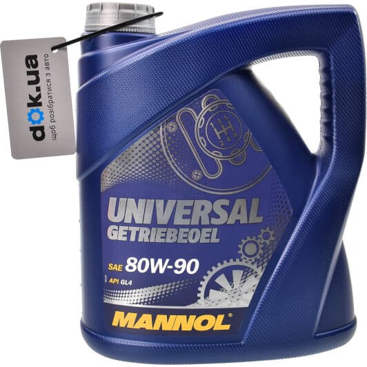 Mannol Universal Getriebeoel GL-4 80W-90 (4 л) трансмиссионное масло