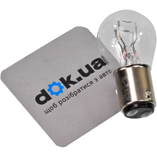 Автолампа VAG P21/5W 21,5 W прозора N0177386