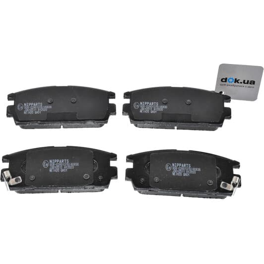 J3610511 Nipparts Гальмівні колодки для Hyundai Terracan