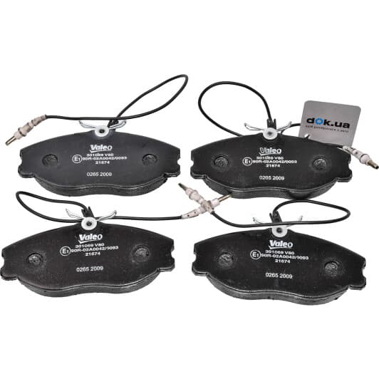 301069 Valeo Гальмівні колодки