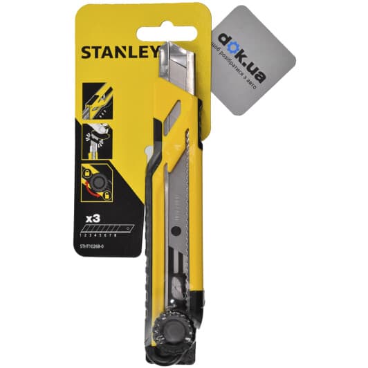 Нож канцелярский Stanley STHT10268-0 сегментированное лезвие