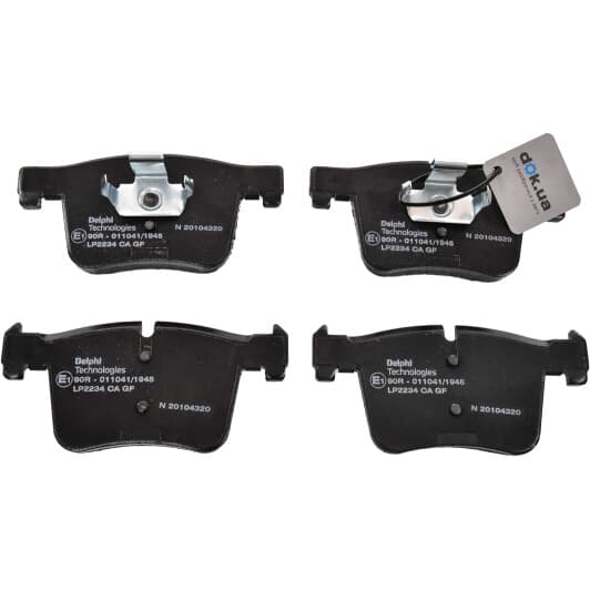 LP2234 Delphi Тормозные колодки