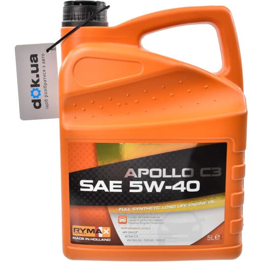 Rymax Apollo C3 5W-40 (5 л) моторное масло