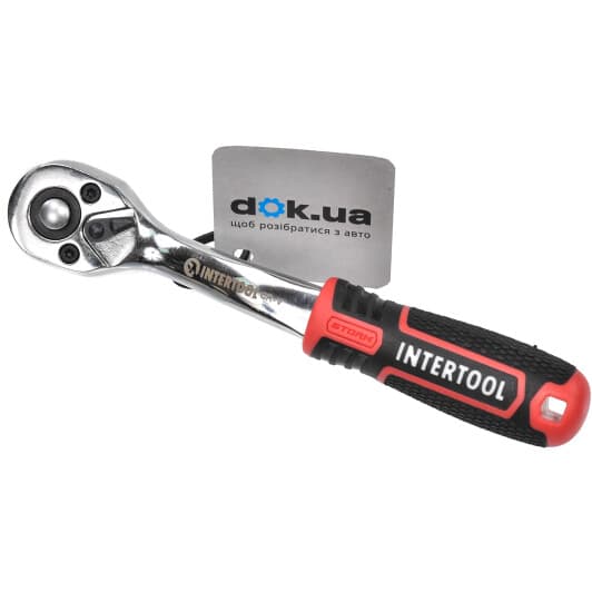 Трещотка Intertool ET-8001 1/4" 72 зубца 150 мм