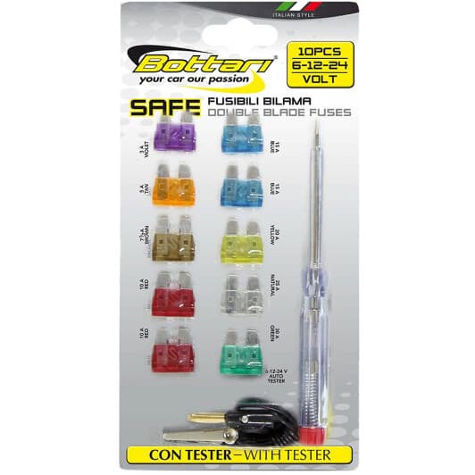 Набор предохранителей Bottari 30121-IS FT midi (normal) 10 шт.