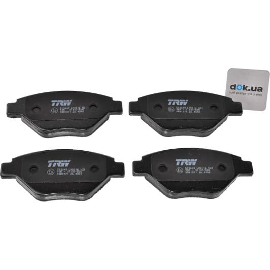 GDB1571 TRW Гальмівні колодки для Renault Megane