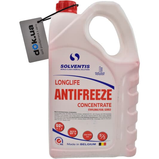 Solventis -80° G12+ червоний 5 л (c2053cr5l) концентрат антифризу