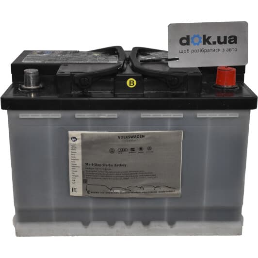 Аккумулятор VAG 6 CT-70-R Start-Stop 000915105FC