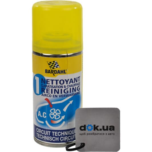 Bardahl Nettoyant Climatisation & Chauffage Reiniging спрей очиститель кондиционера